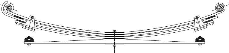 3110 - РЕССОРА РЕССОРА MAN 6 8 9 10 ЗАДНЯЯ 4P