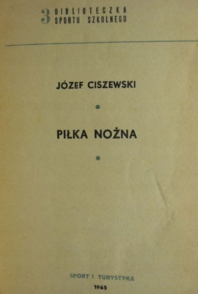 PIŁKA NOŻNA Ciszewski - SZKOLENIE SZKOLENIA UNIKAT Dyscyplina sportu piłka nożna