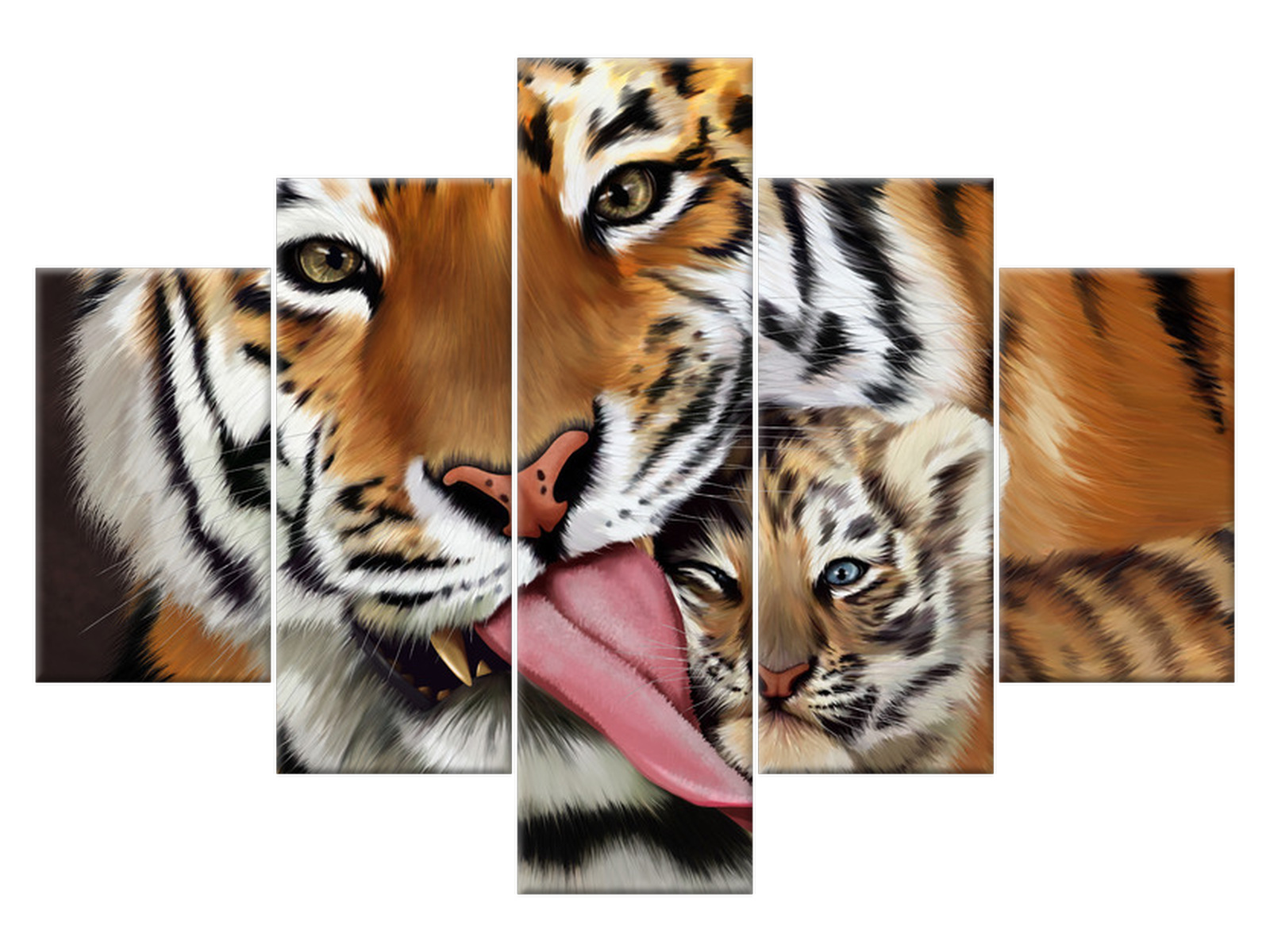 

Obraz Tygrys i tygrysek 100x70 2565A_5A