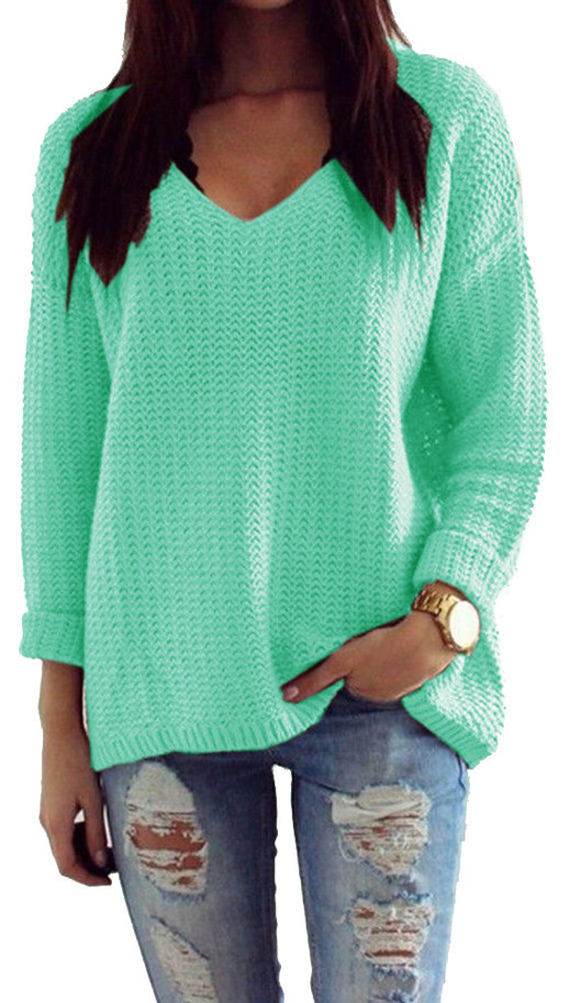 

Mikos sweter damski w serek V 627
