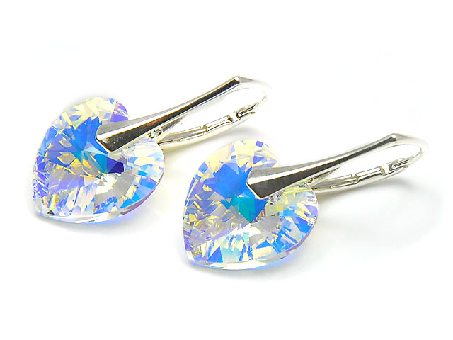 

Super Kolczyki ze Srebra 925 Swarovski Crystal Ab