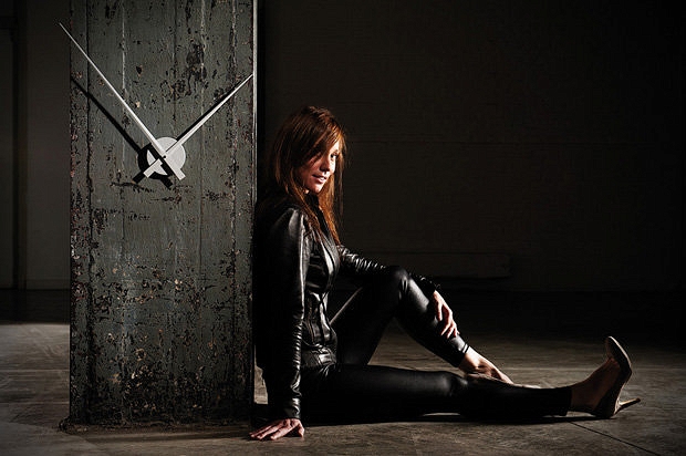 Zegar ścienny Little Big Time silver by Karlsson Zasilanie baterie