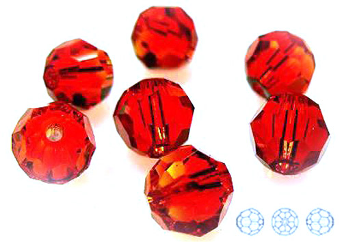 5000 Swarovski Round 4mm Fireopal 5 szt