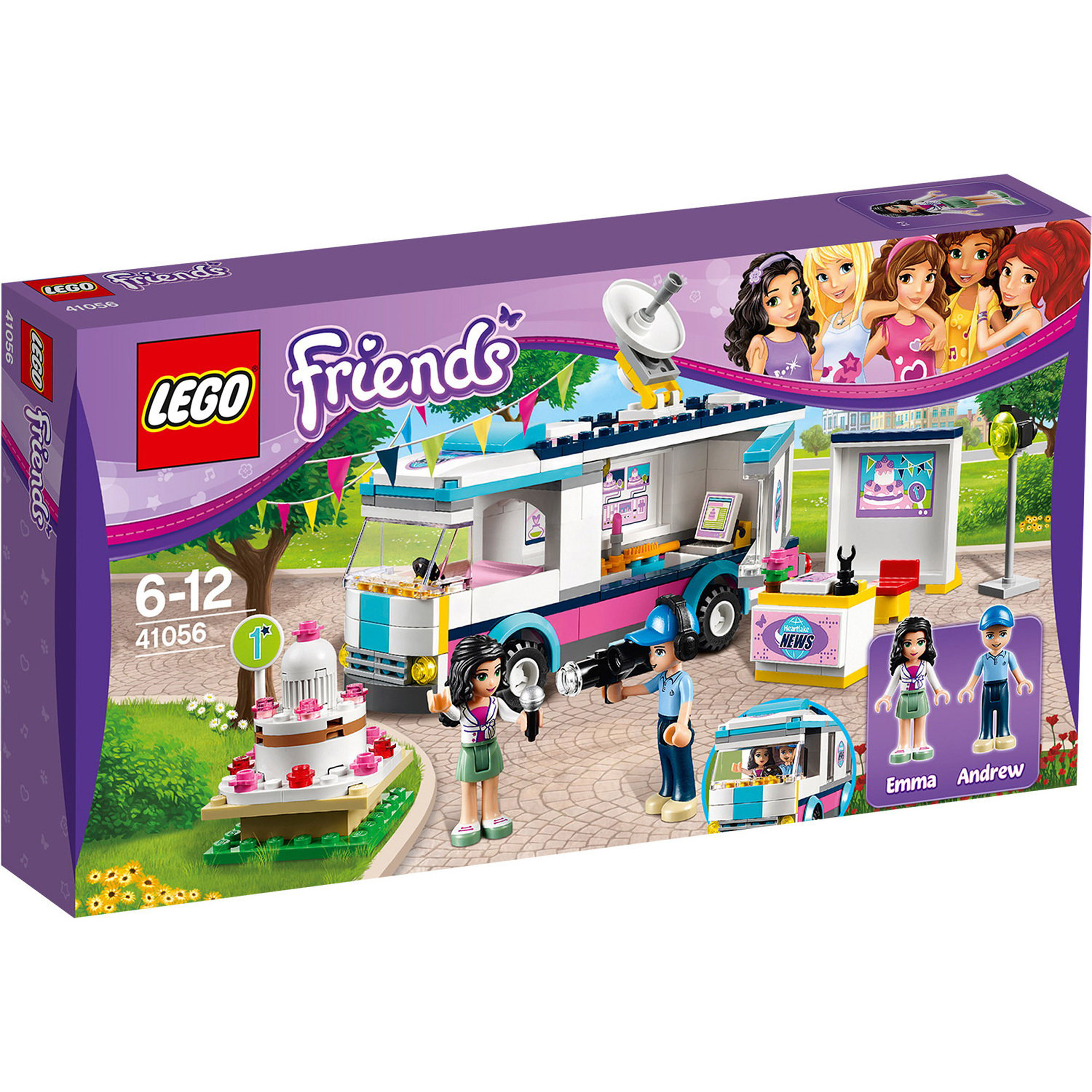 LEGO FRIENDS 41056 ФУРГОН ТЕЛЕВИДЕНИЯ В ХАРТЛЕЙК СИТИ