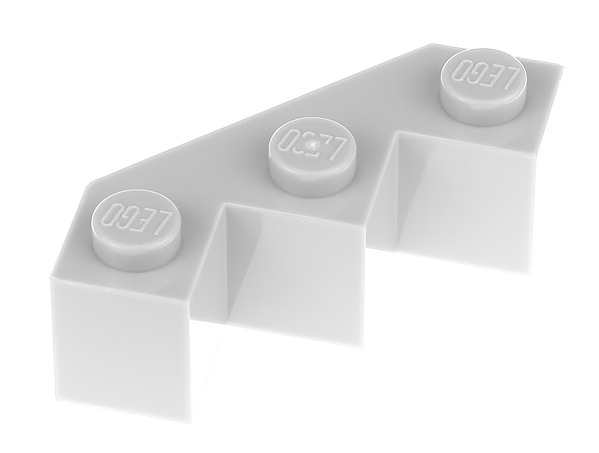 

Lego Klocek zygzak 3x3 2462 szary jasny