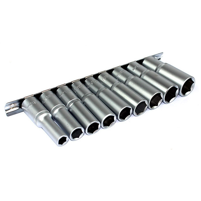 

Klucze Długie Hex Nasadki 1/2 Szynie 9el 10-22mm