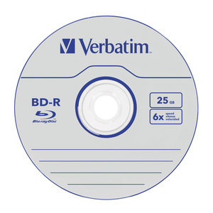 

Verbatim Bd-r Blu-ray 25GB DataLife 1szt koperta