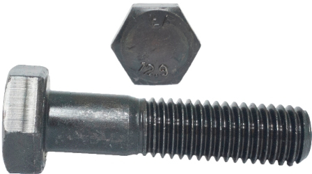 

M10x50 Śruby łeb 6-kątny 12.9 czarne Din 931 2szt.