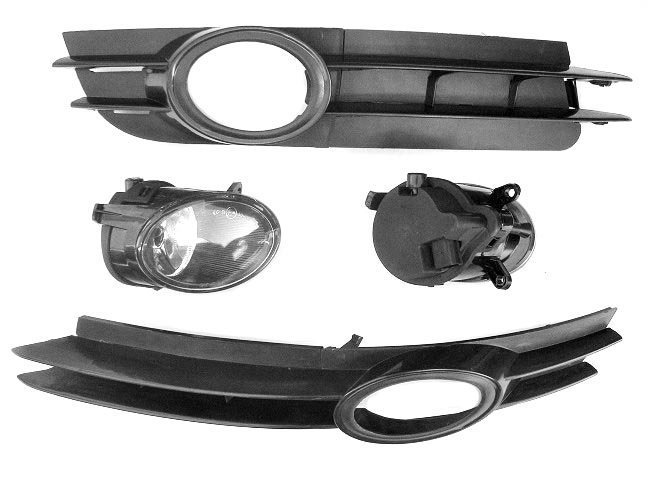 ПРОТИВОТУМАНКА + РЕШІТКА AUDI A6 (C6) 2004-2008