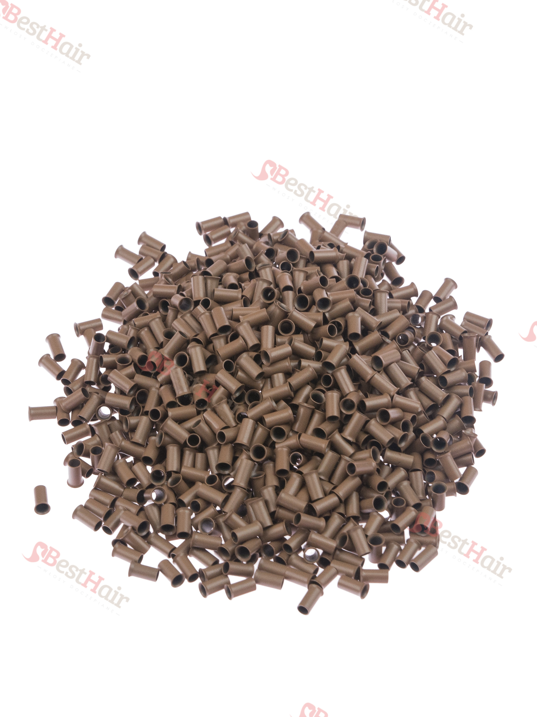 Tulejki bez silikonu 100 sztuk - rozmiar M Marka BestHair