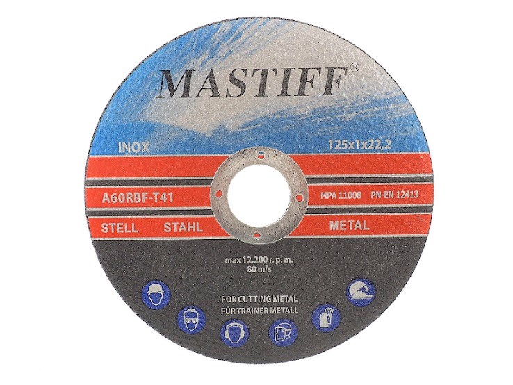 

Tarcze Do Ciecia Metalu 125/1 mm Mastiff