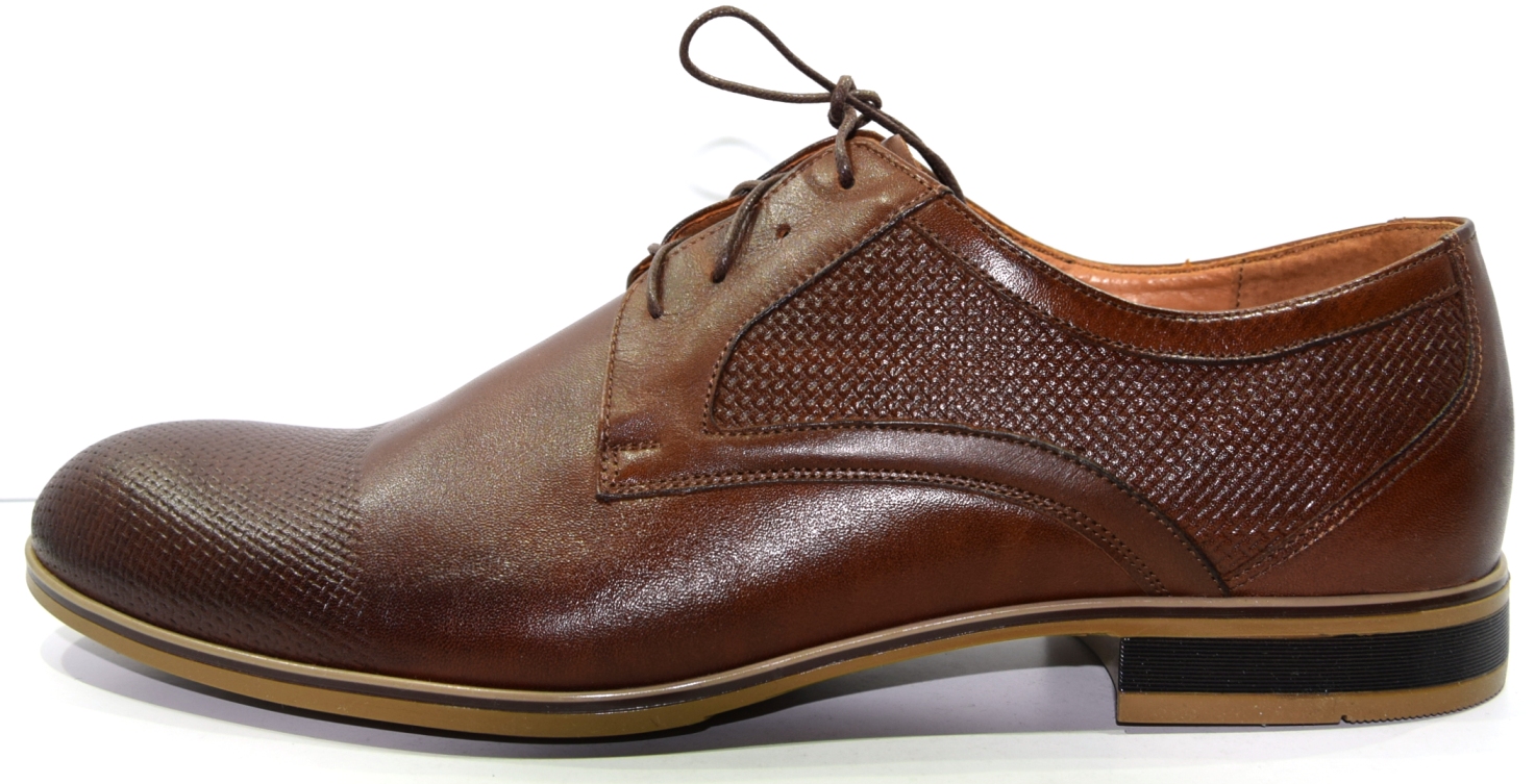 Elegantní Pánské Společenské Kožené Polobotky 753 44