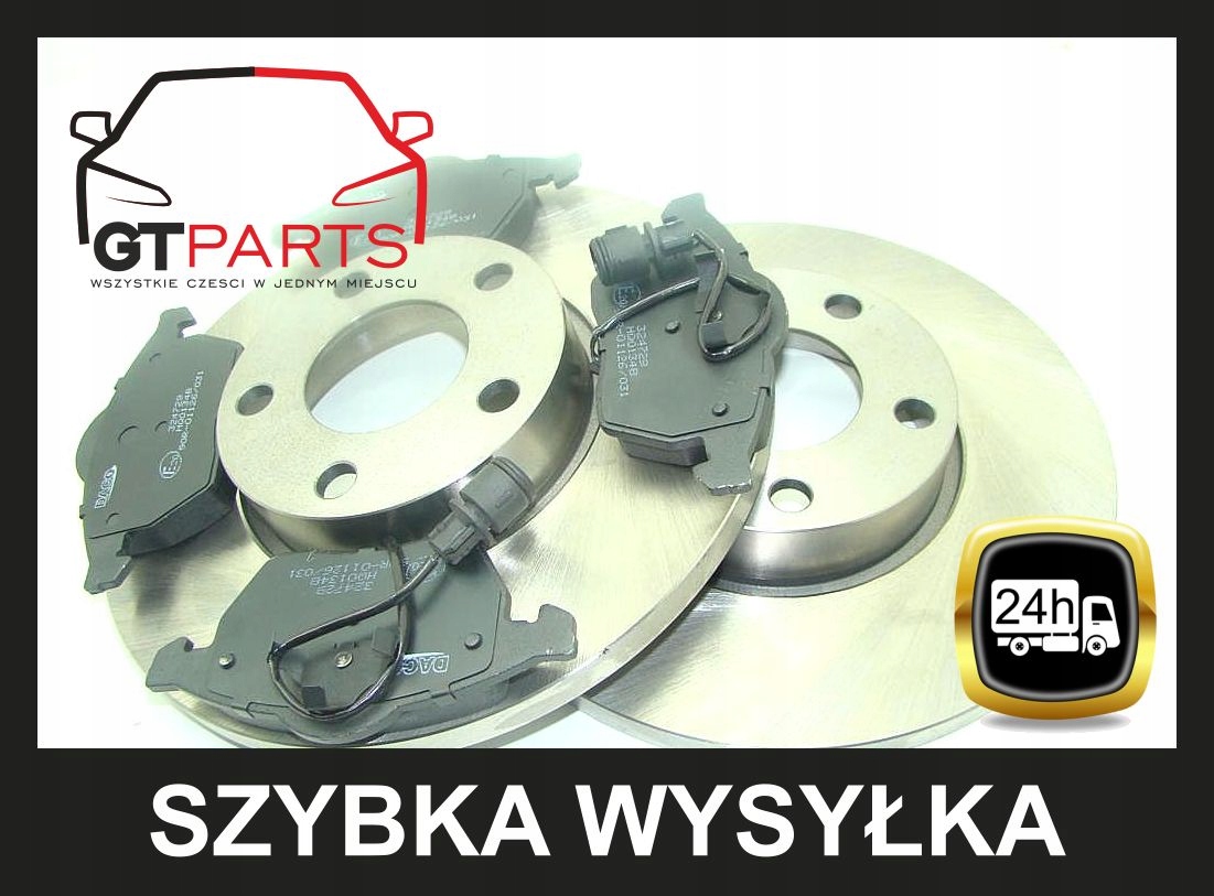 Tarcze x2 + klocki PRZÓD AUDI 100 A4 B5 A6 C4 288x15 Producent części GT-Parts