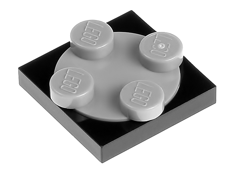 

Lego Płytka obrotowa 2x2 3680c02 czarna