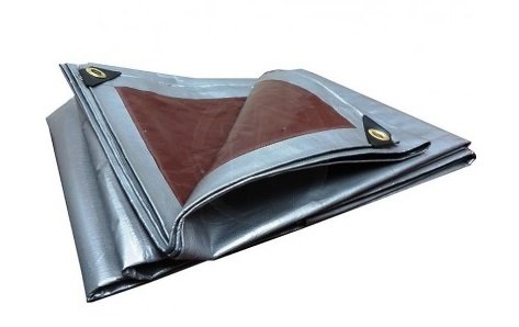 

Plandeka 6x12 Srebrno-brązowa Gruba 12x6m -210g/m2