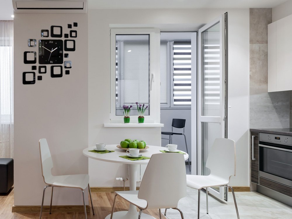 Zegar ścienny ROME czarny - 60cm, naklejany - DIY - do salonu - na prezent Marka ModernClock