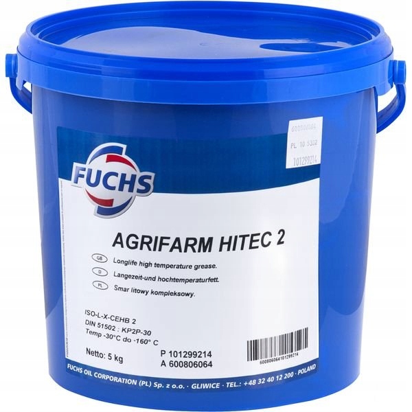 K10733091051 - Смазка Fuchs Agrifarm Hitec 2 5 кг