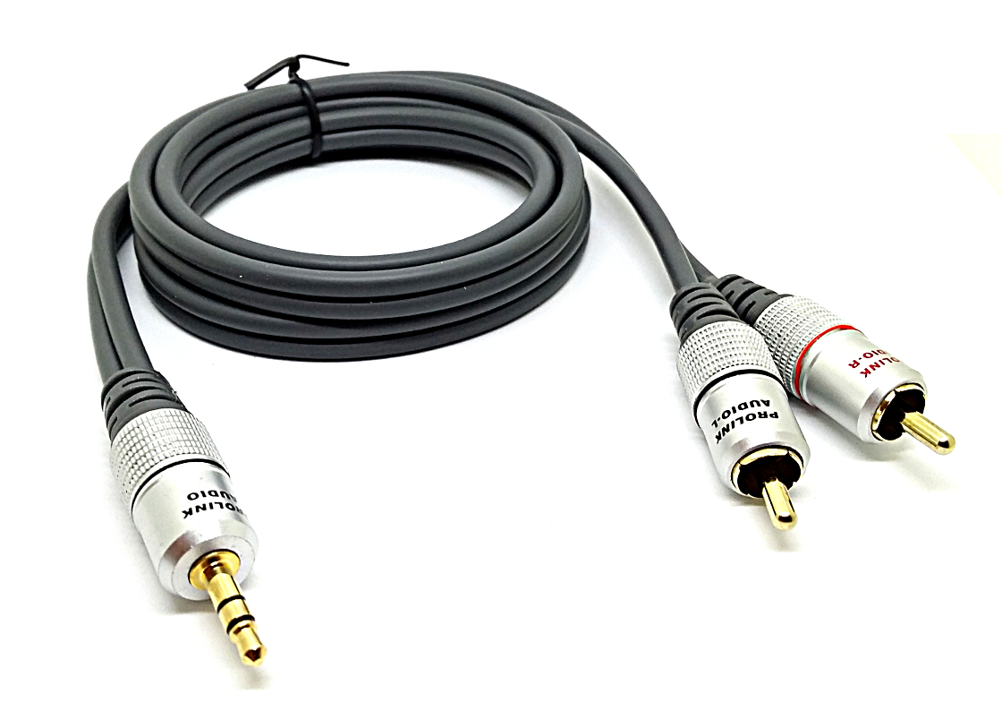 

Przyłącze kabel Chinch 2 Rca Jack 3.5 Prolink 10m