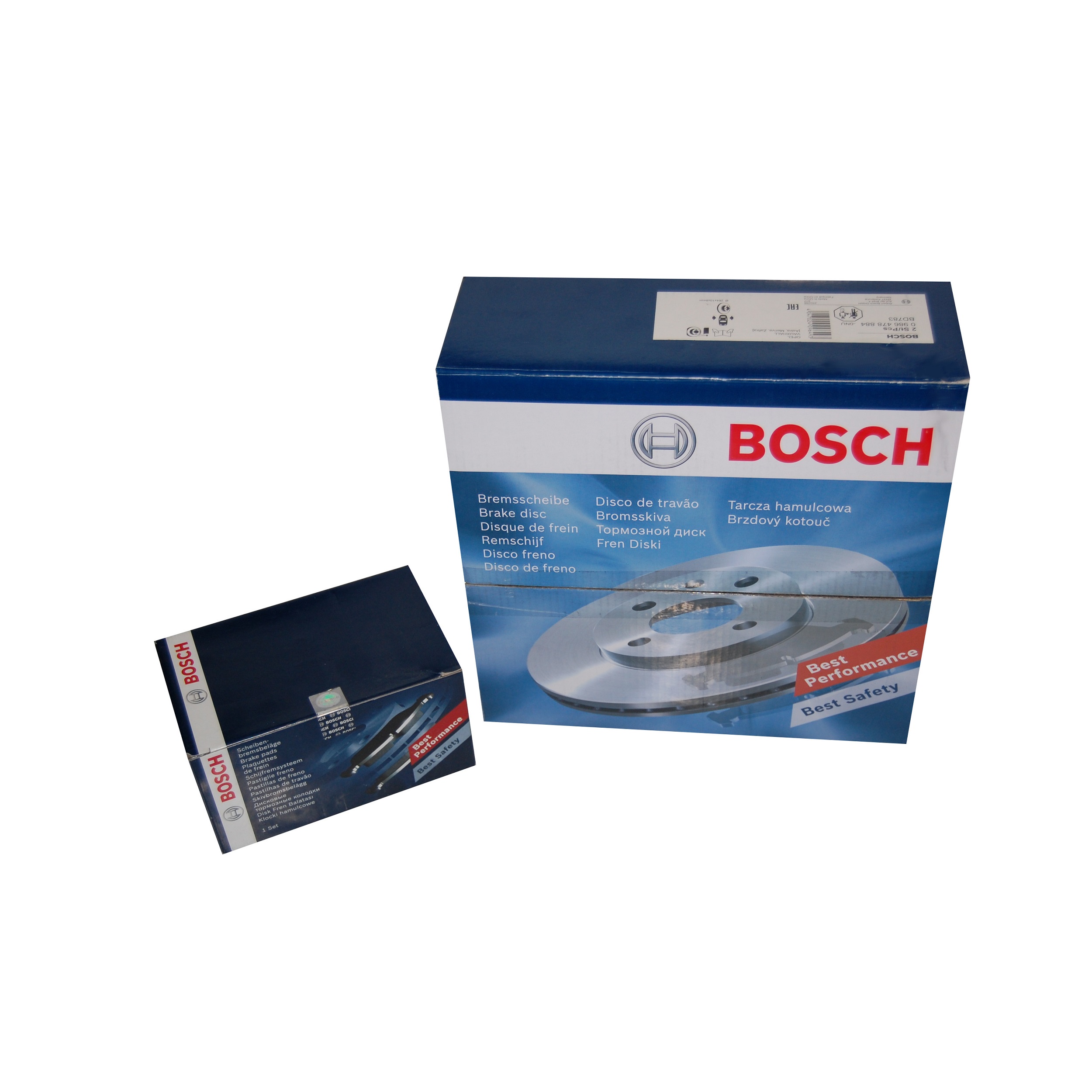 2× Bosch 0 986 479 356 Диск тормозной + Bosch 0 986 494 151 Комплект колодок тормозных, тормоз дисковые