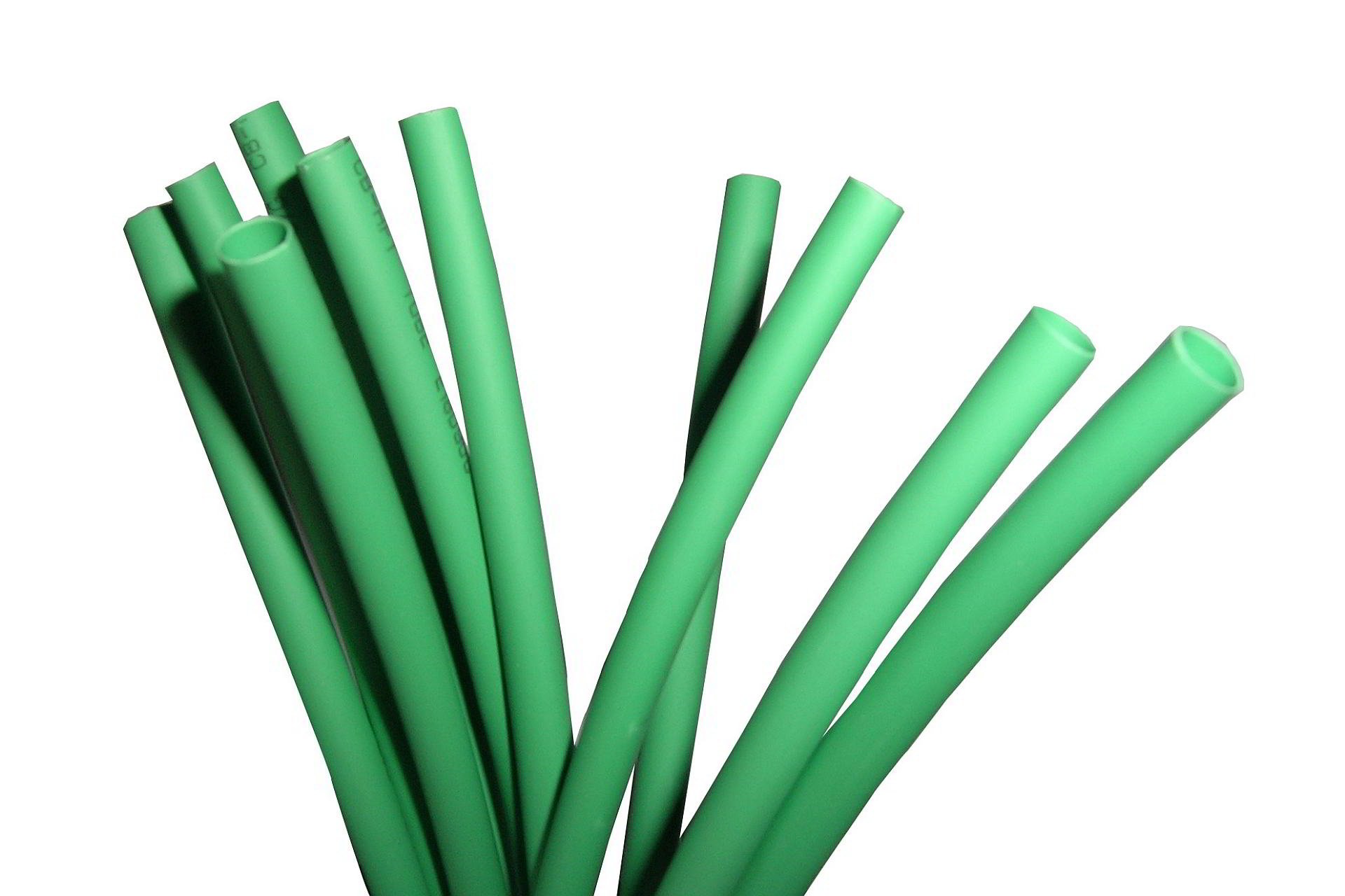 

rurka koszulka termokurczliwa zielona 3,2mm 1m 5sz