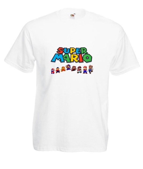 

Koszulka Męska Super Mario Bros Wzory