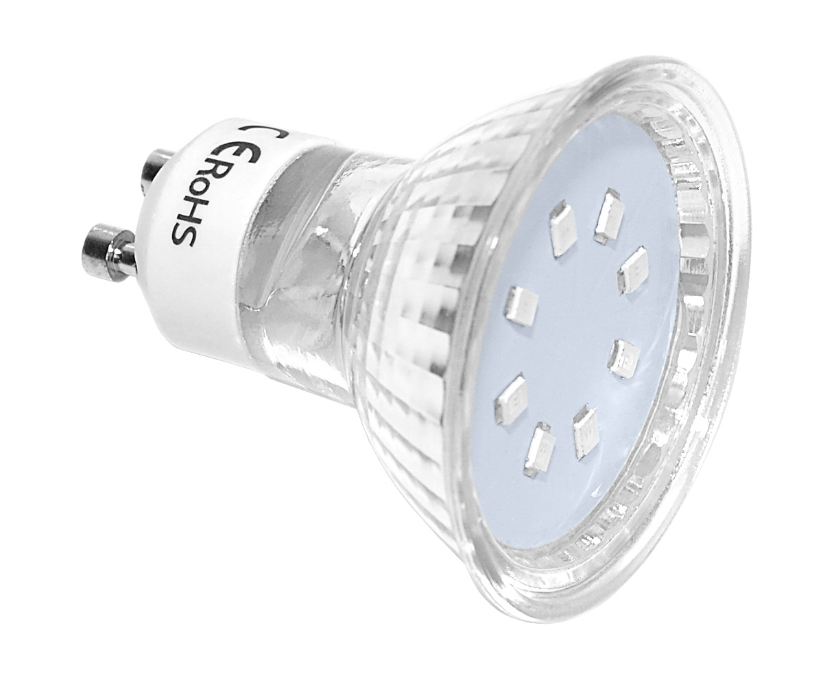 

Żarówka GU10 led 6 Smd 1,2W=10W wodoodporna ciepła