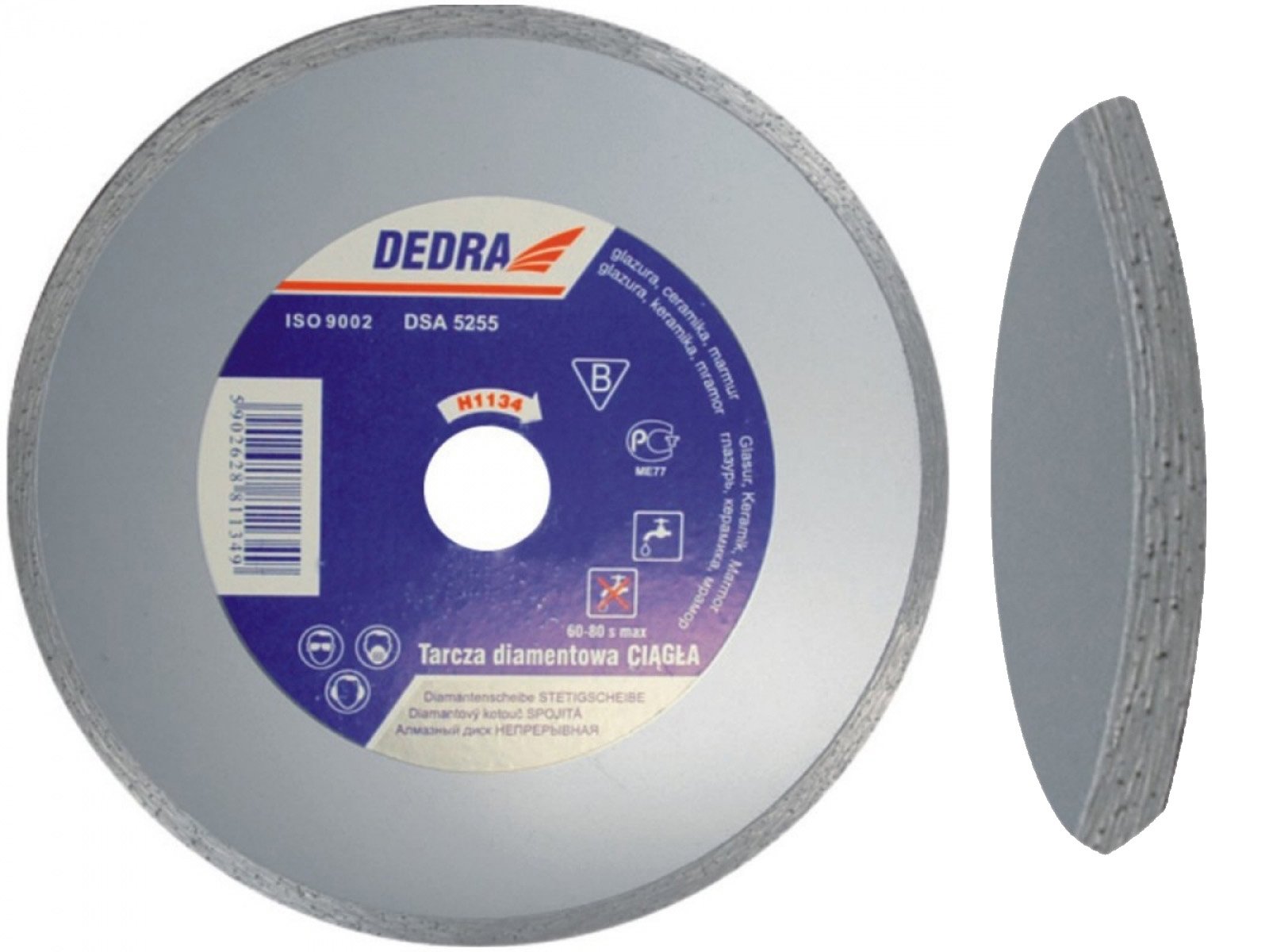 

Dedra Tarcza diamentowa marmur glazura 230 x22,2
