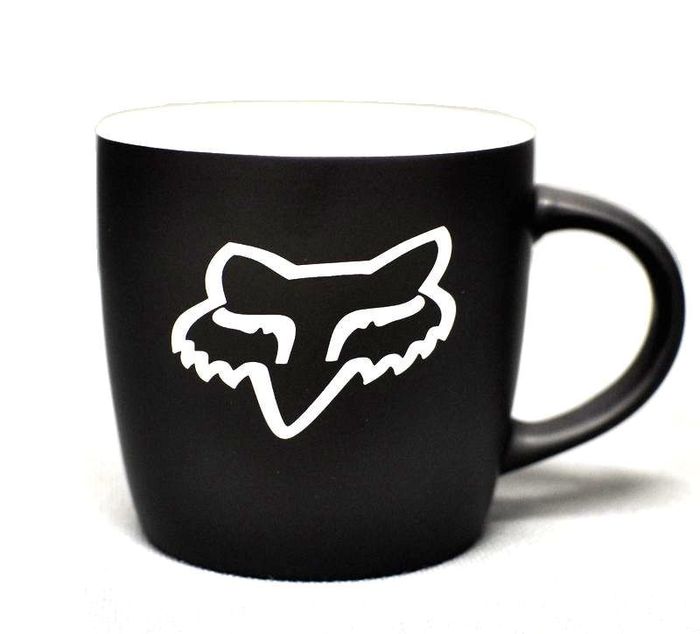 

Kubek Porcelanowy Fox Czarno Biały
