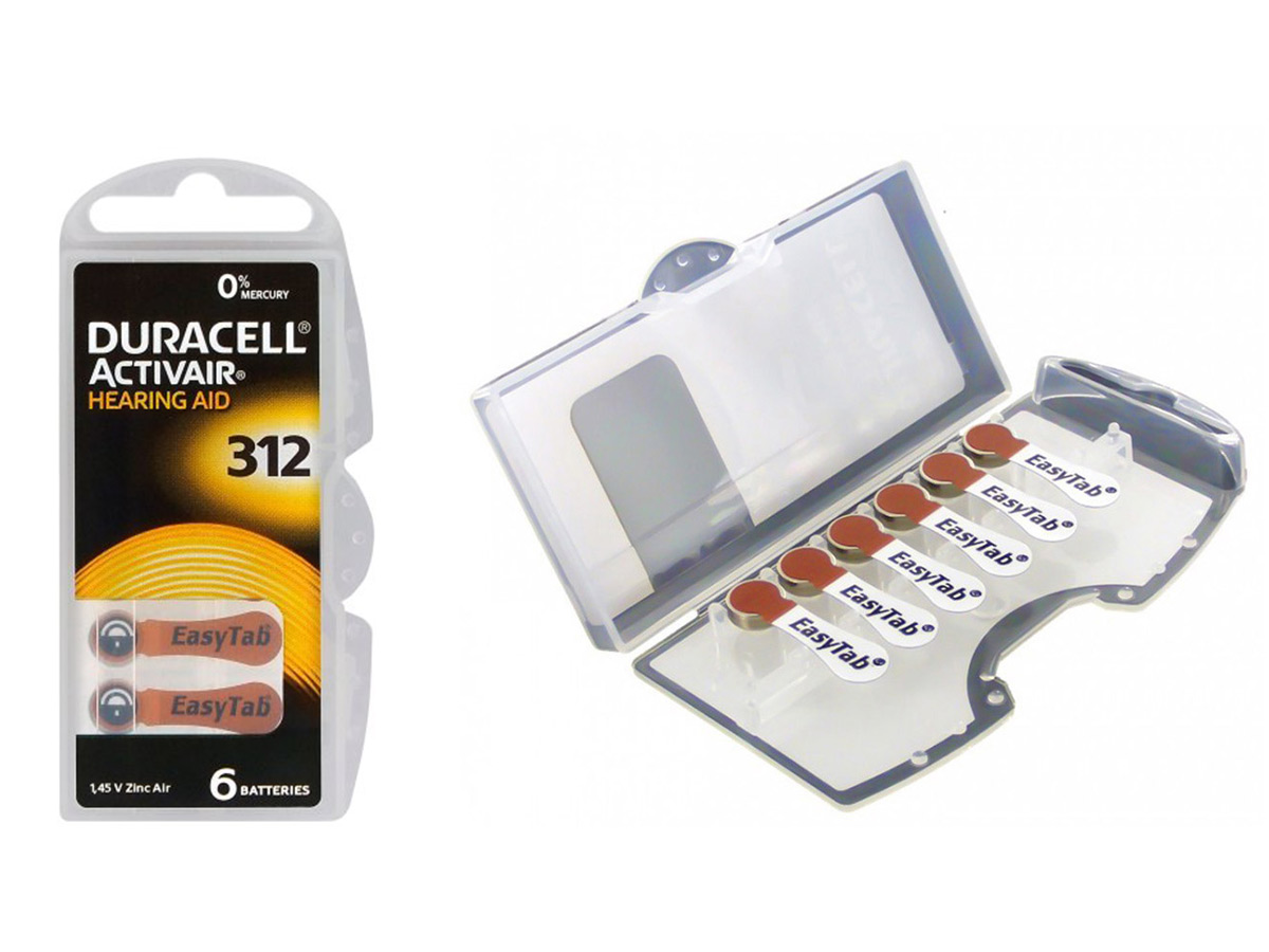 

Duracell 6x Bateria Słuchowa 312 PR41 347 Zinc Air
