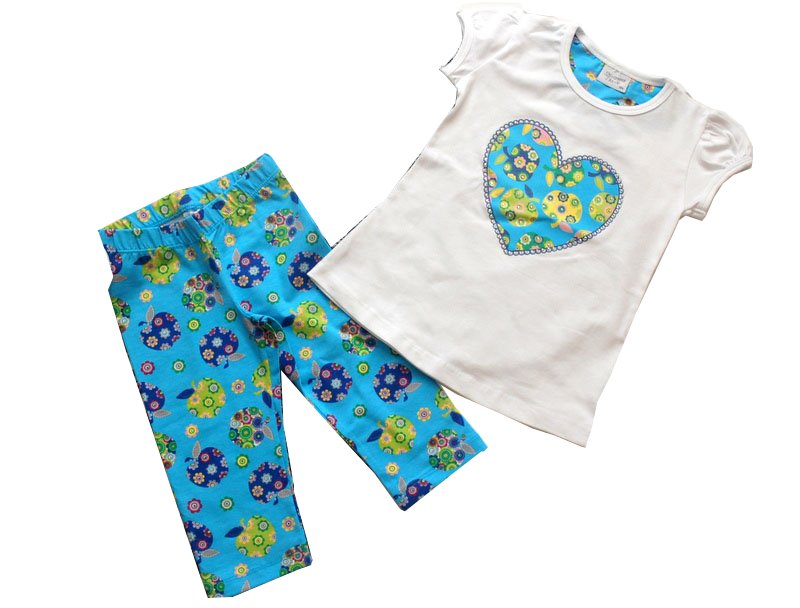 

Komplet bluzka tunika legginsy getry 80 Lato