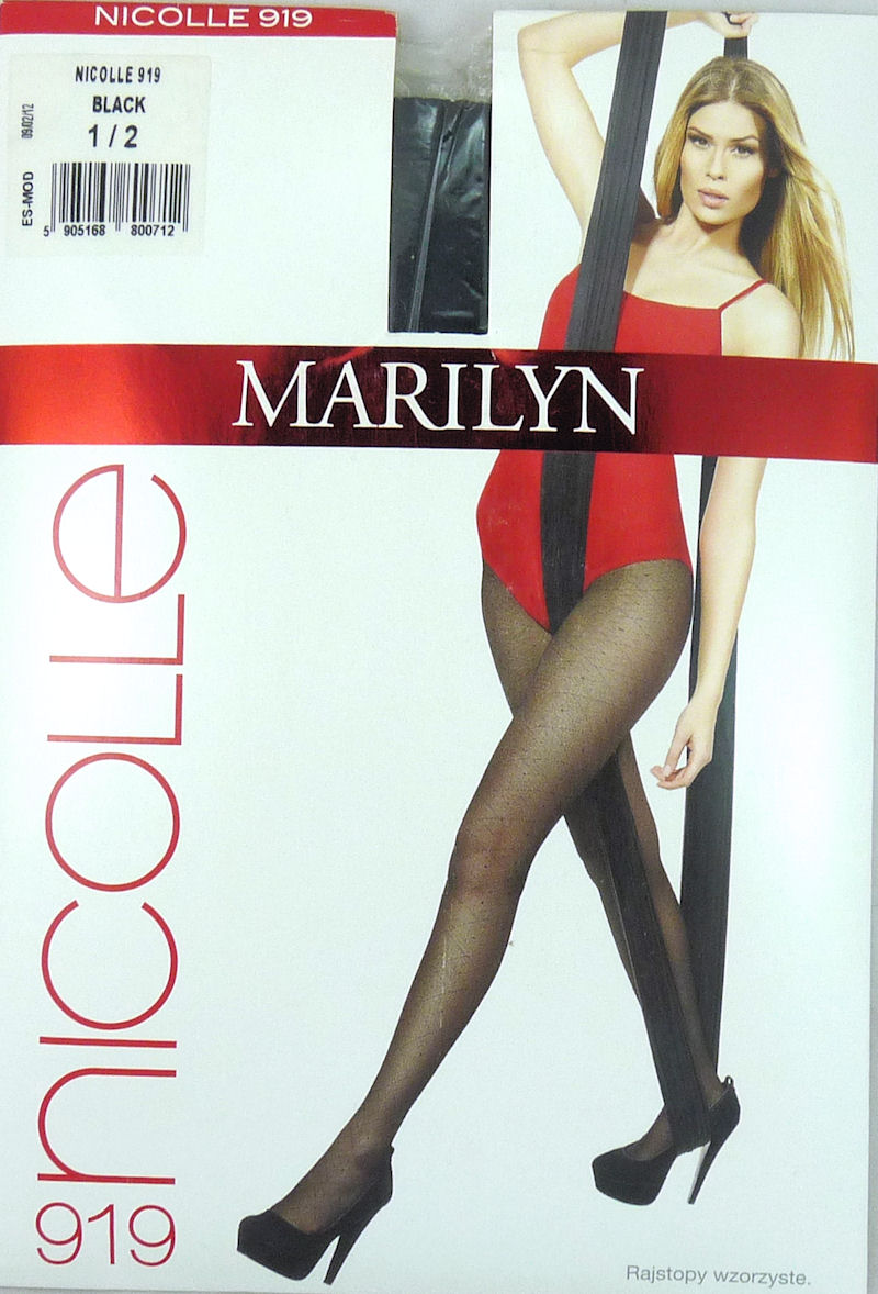 

Marilyn Nicolle 919 R1/2 rajstopy romby 20DEN blac