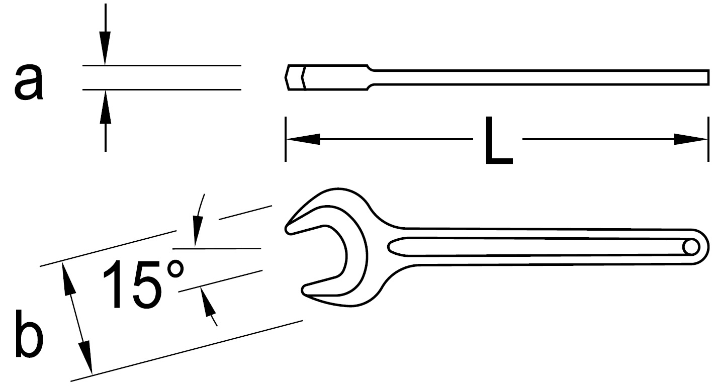 ГАЕЧНЫЙ КЛЮЧ 70 ММ ОДНОСТОРОННИЙ 894 70 GEDORE
