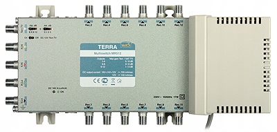 Multiswitch MR-512 Terra 5-wejściowy 12-wyjściowy Marka Terra