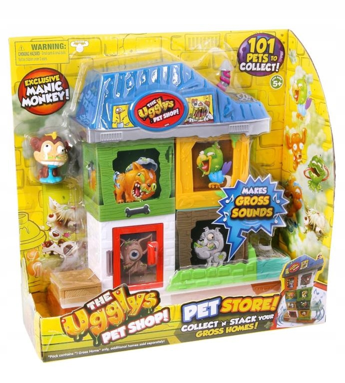 PASKUDNIAKI UGGLYS PET SHOP PODWÓJNY DOMEK 19414