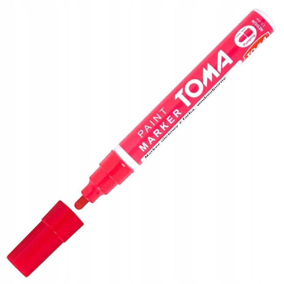 

Marker Olejowy 2,5mm Toma TO-440 Czerwony do opon