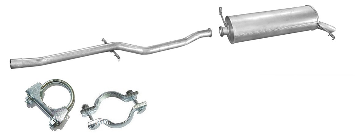 CITROEN C5 1.8 2.0 труба + кінцевий глушник