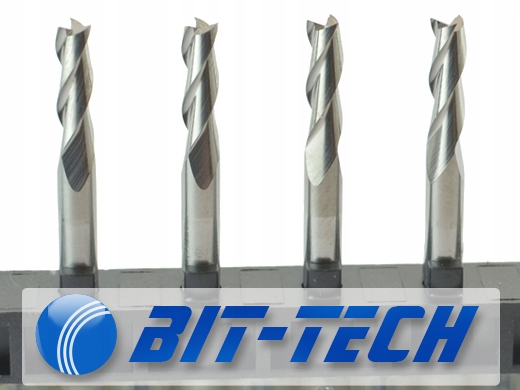 Frez VHM z węglika 3,0 mm trzypiórowy FREZARKA CNC Marka Bit-Tech