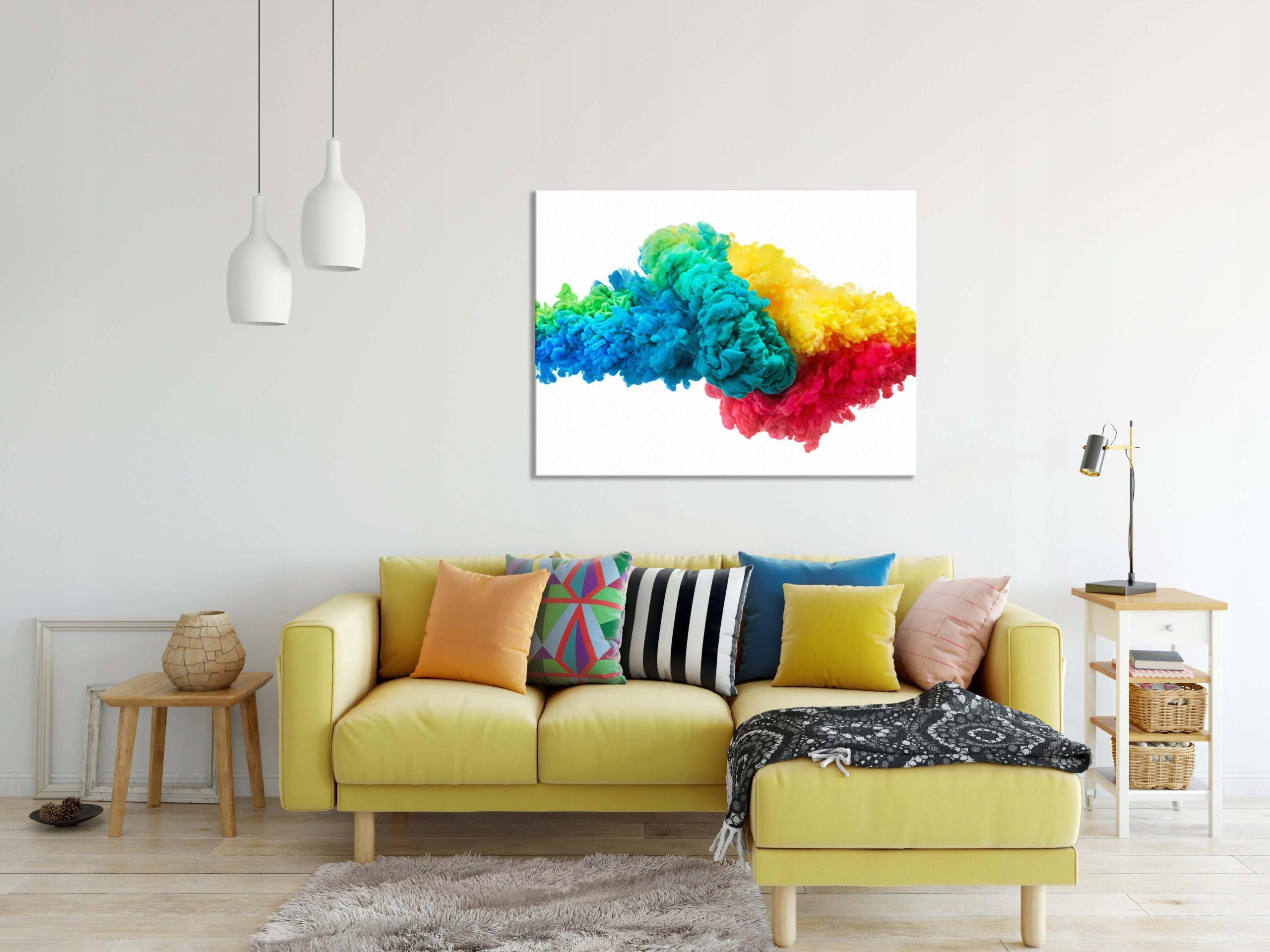 OBRAZ na płótnie ABSTRAKCJA 148928640 120x80 WZORY Wysokość produktu 80 cm