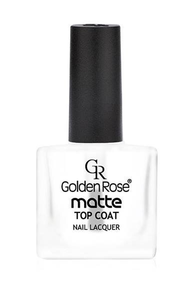 GOLDEN ROSE MATOWY TOP COAT DO PAZNOKCI LAKIER MATUJĄCY MATTE