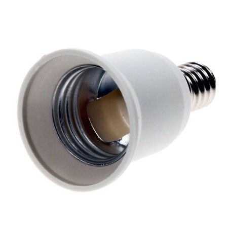

Adapter przejściówka żarówki gwint E14 na E27