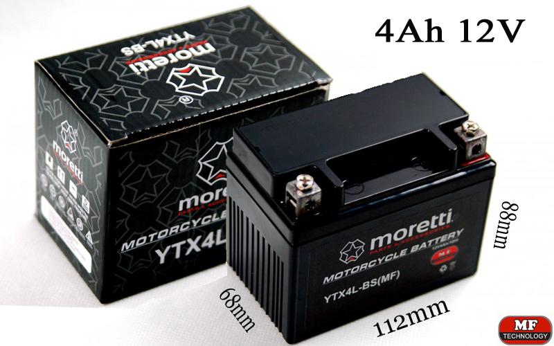 

Akumulator Żelowy Skuter YTX4L-BS CBTX4L-BS Gel