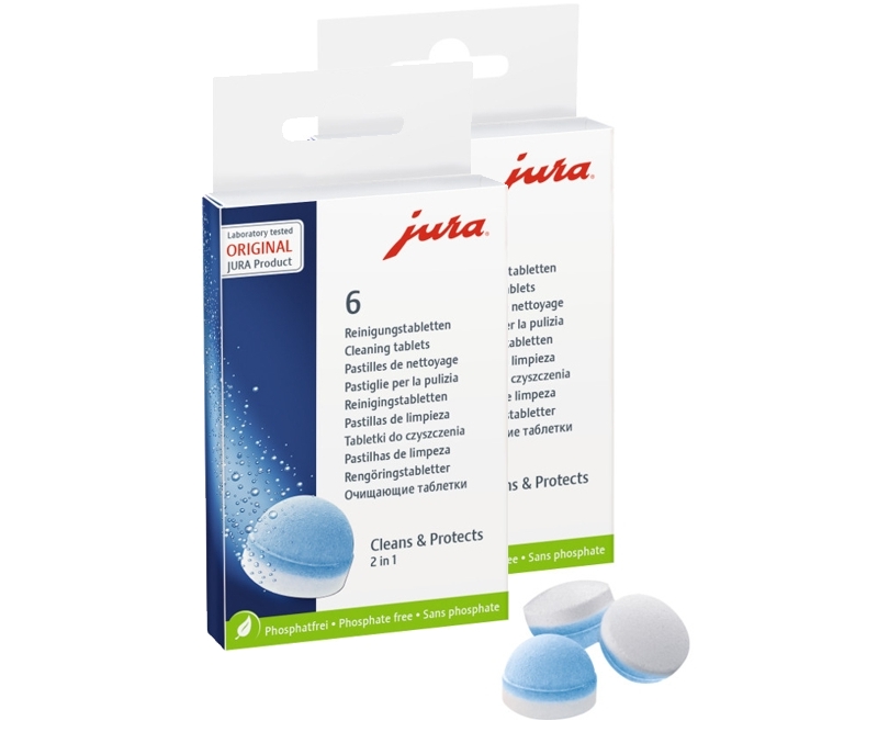 Čistiace TABLETY kávovarov Jura ORIGINÁL 12 ks