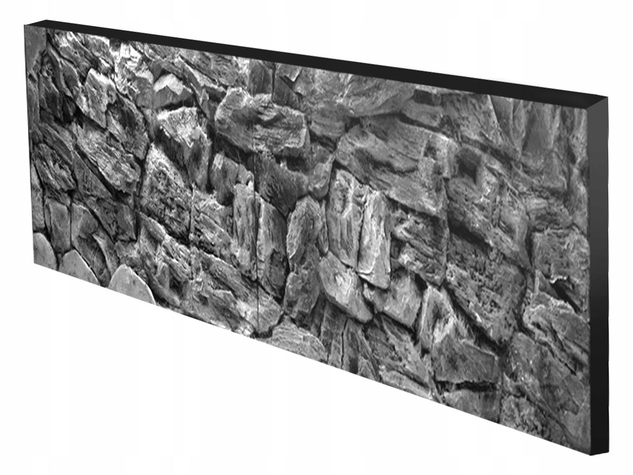Levně Vnitřní strukturované pozadí pro akvárium Skala Šedá 200x50 cm.
