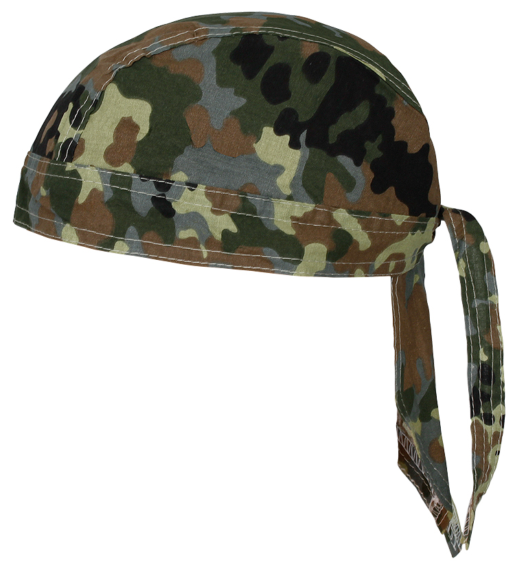 CHUSTA Bandana Bandama Bandamka MIL-TEC Headwrap MORO BW FLECKTARN Marka Mil-Tec