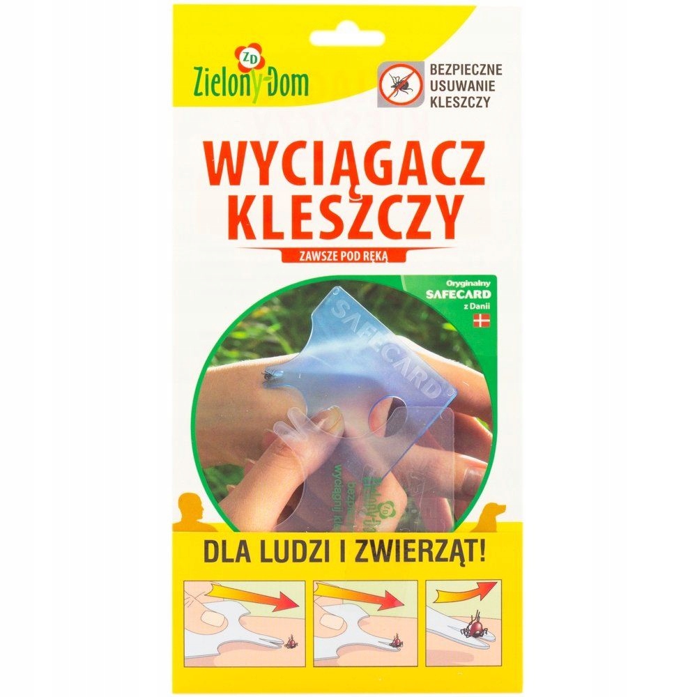 

Wyciągacz Kleszczy Dla Ludzi I Zwierząt Safecard