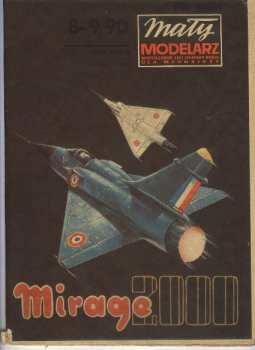 MM 8-9/1990 Samolot "mirage" 2000