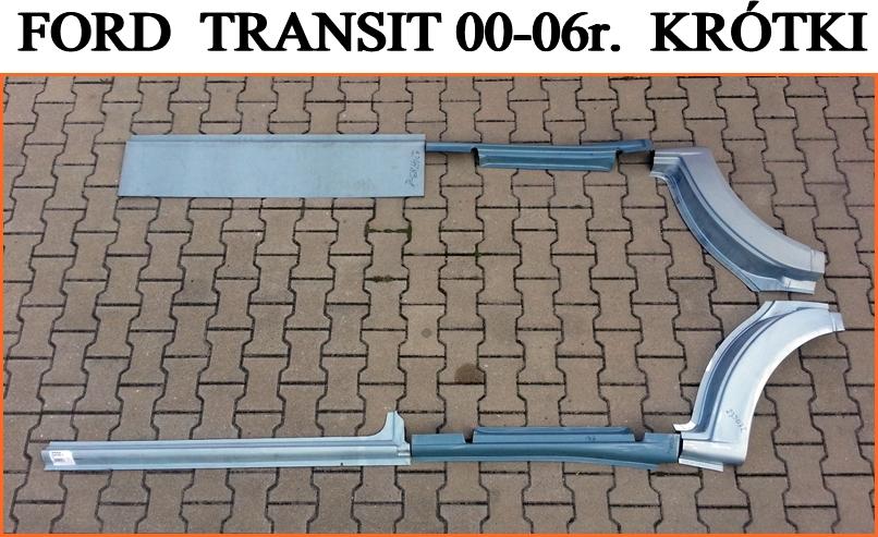 PRÓG PROGI NADKOLE POSZYCIE BOKU FORD TRANSIT 00- Producent części Potrykus