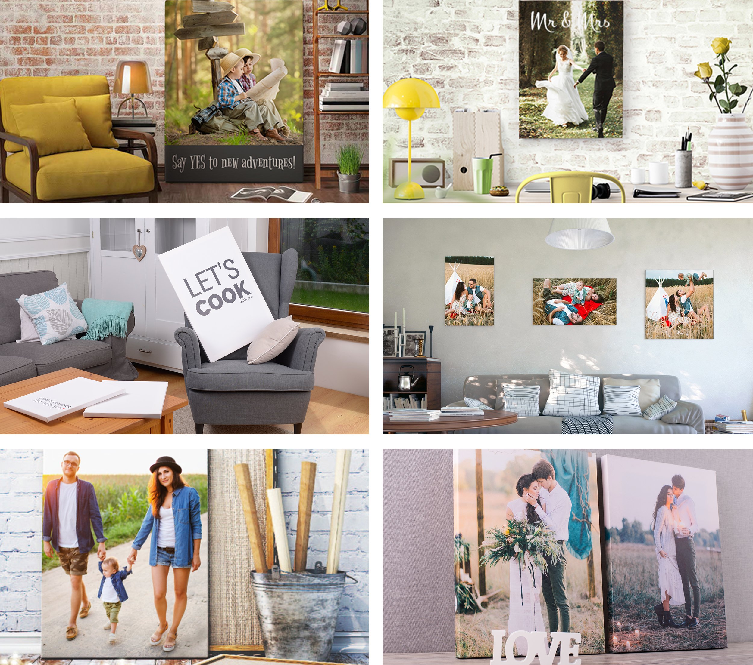 Foto-Obraz na płótnie Twoje zdjęcie 60x80cm Materiał wykonania płótno