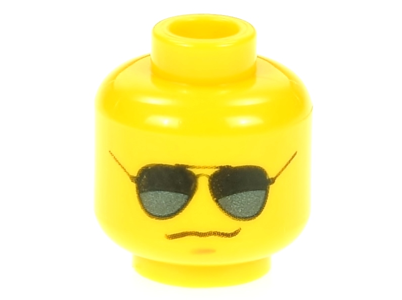 

Lego Głowa główka ciemne okulary 3626cpb0642 żółta