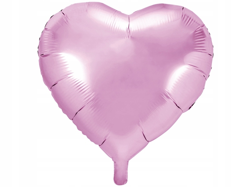 

Balon foliowy Serce, 61cm, jasny róż